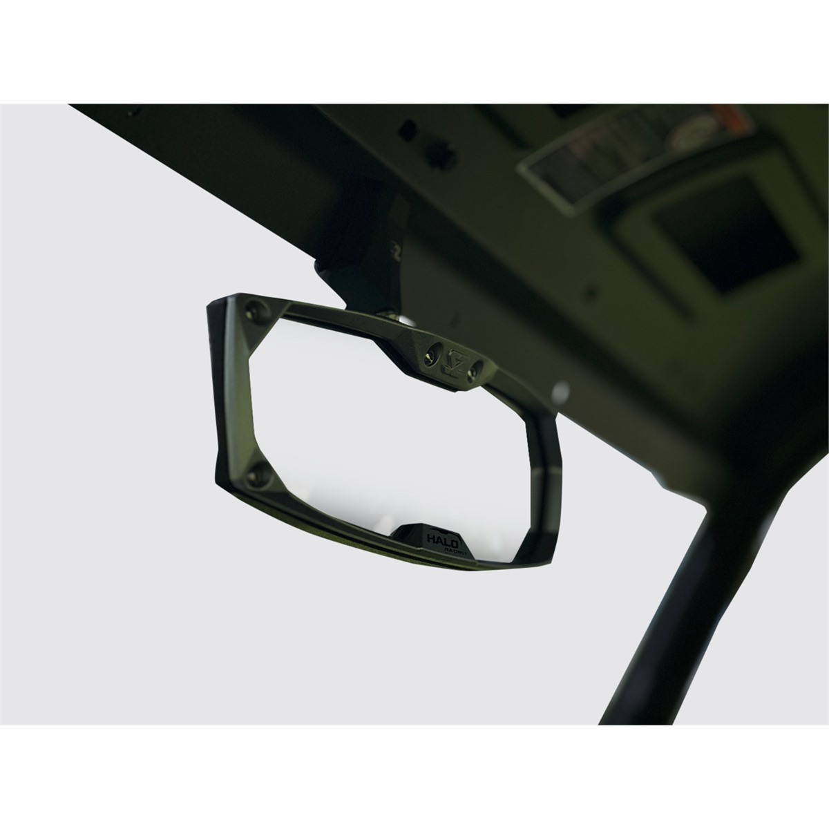 Seizmik Halo R Rear View Mirror with Cast Aluminum Bezel - CF Moto