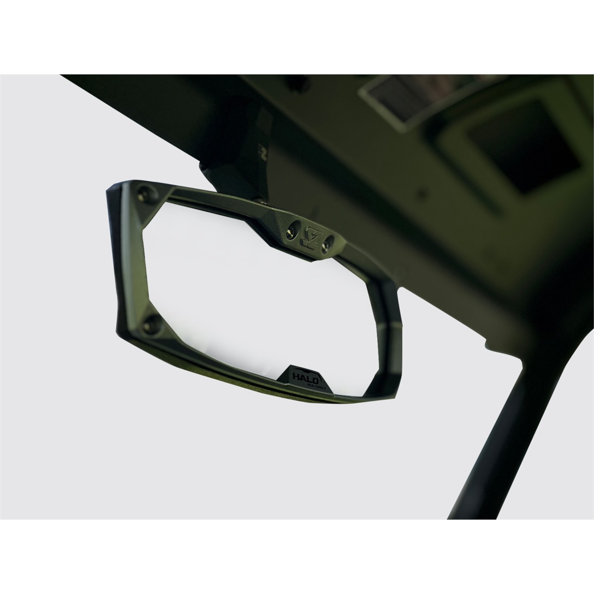 Seizmik Halo R Rear View Mirror with Cast Aluminum Bezel - CF Moto