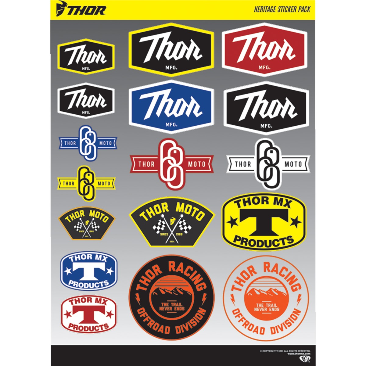 Thor Decal Sheet - AdeptPowersports.com