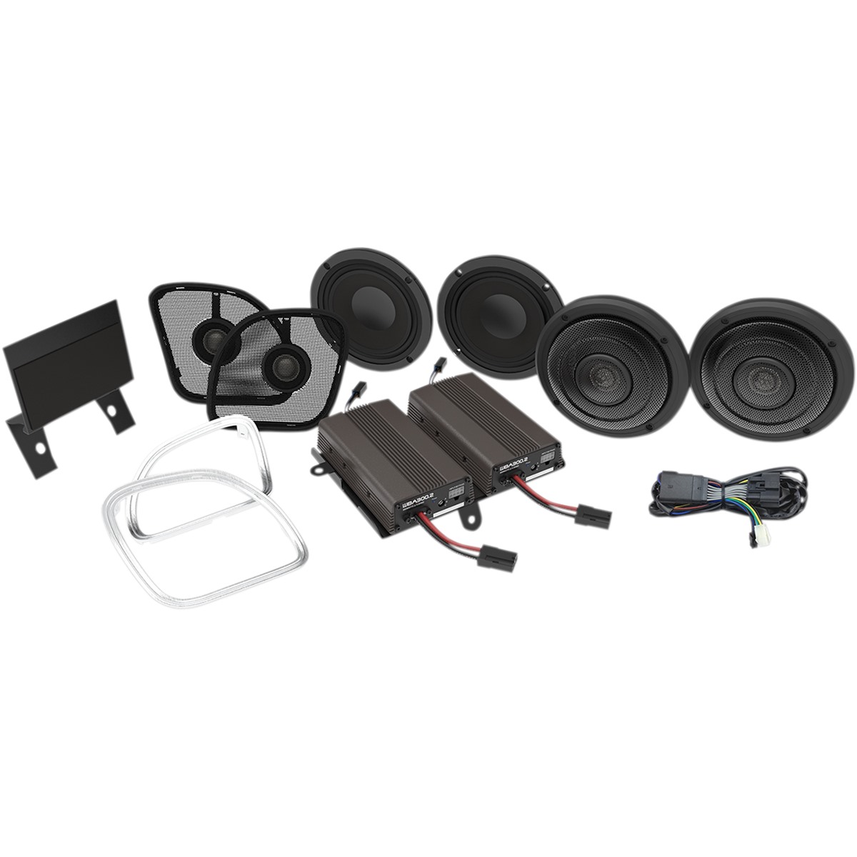 Wild Boar Audio Ultra Front & Rear Speaker Kit with 600w Amp
