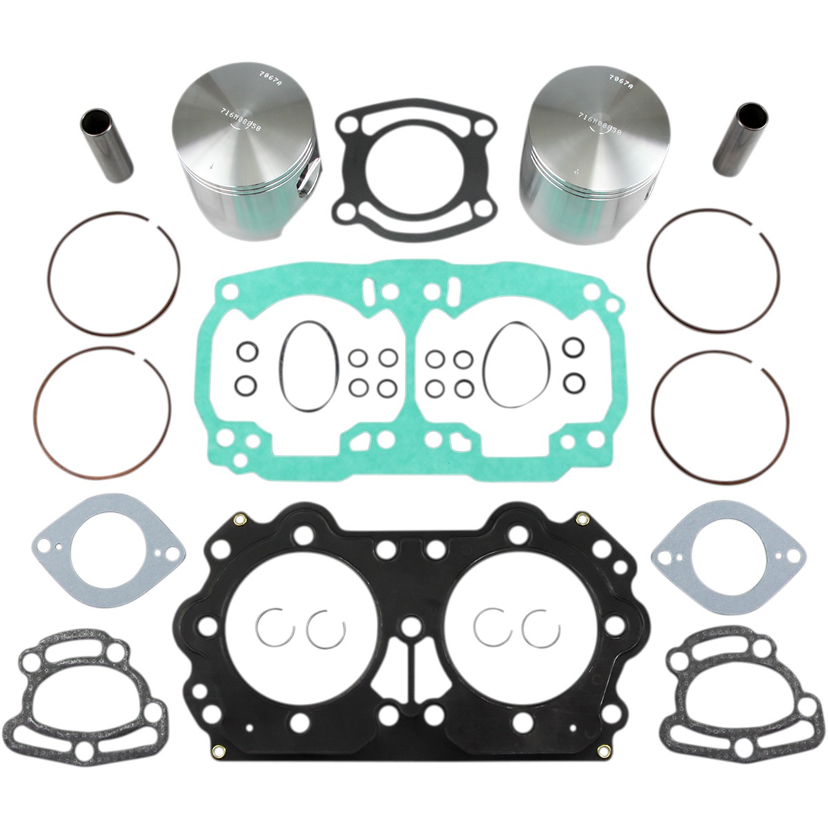 Complete Piston Kit for Watercraft