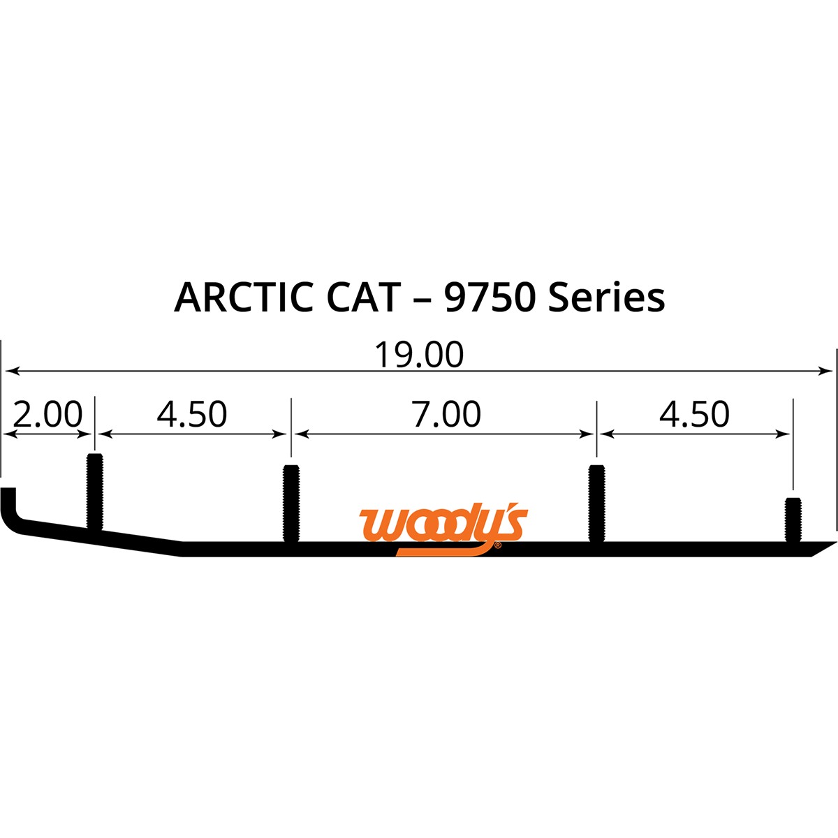 Woody's Ace Flat-Top Carbide Runners