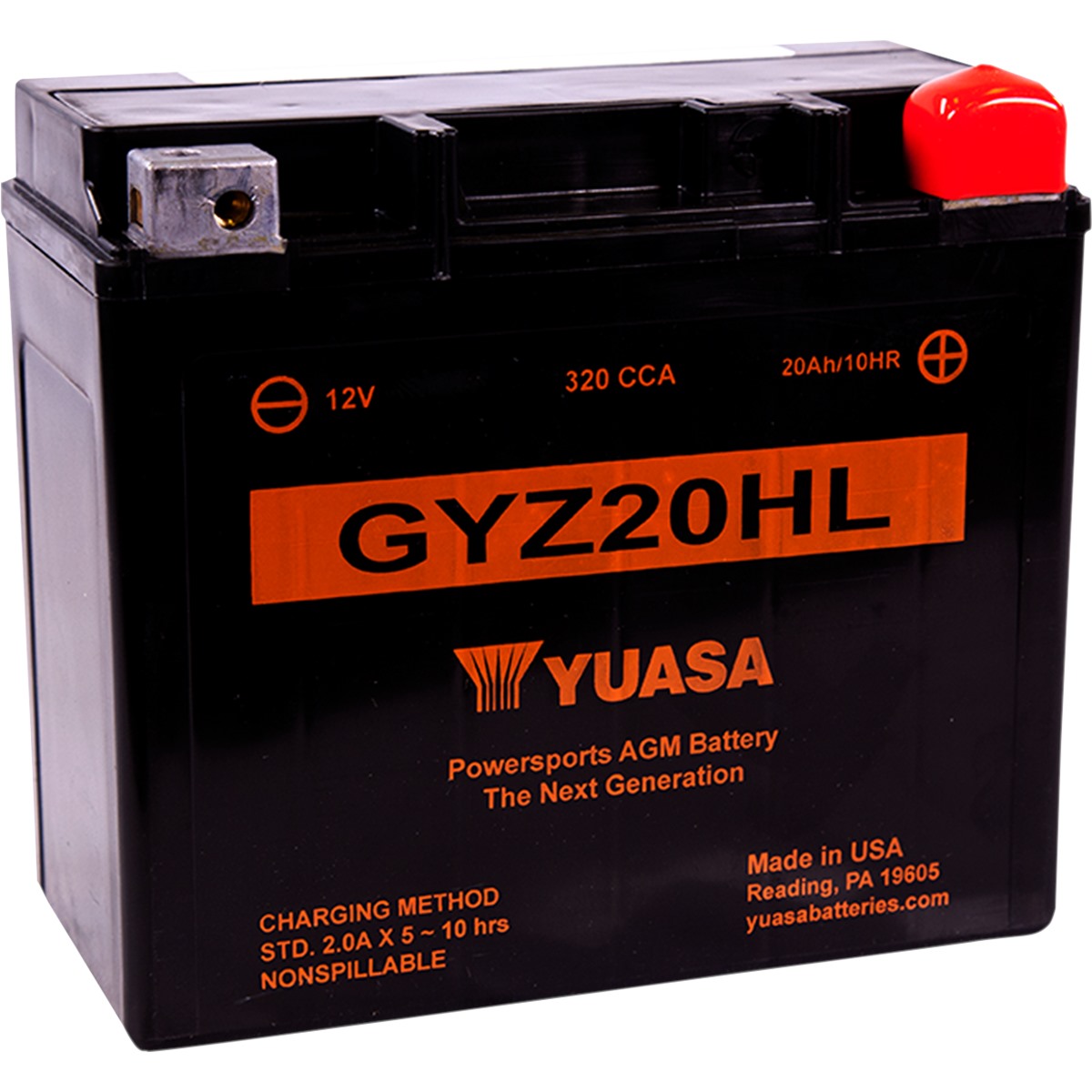 GYZ Factory-Activated AGM Maintenance-Free Battery